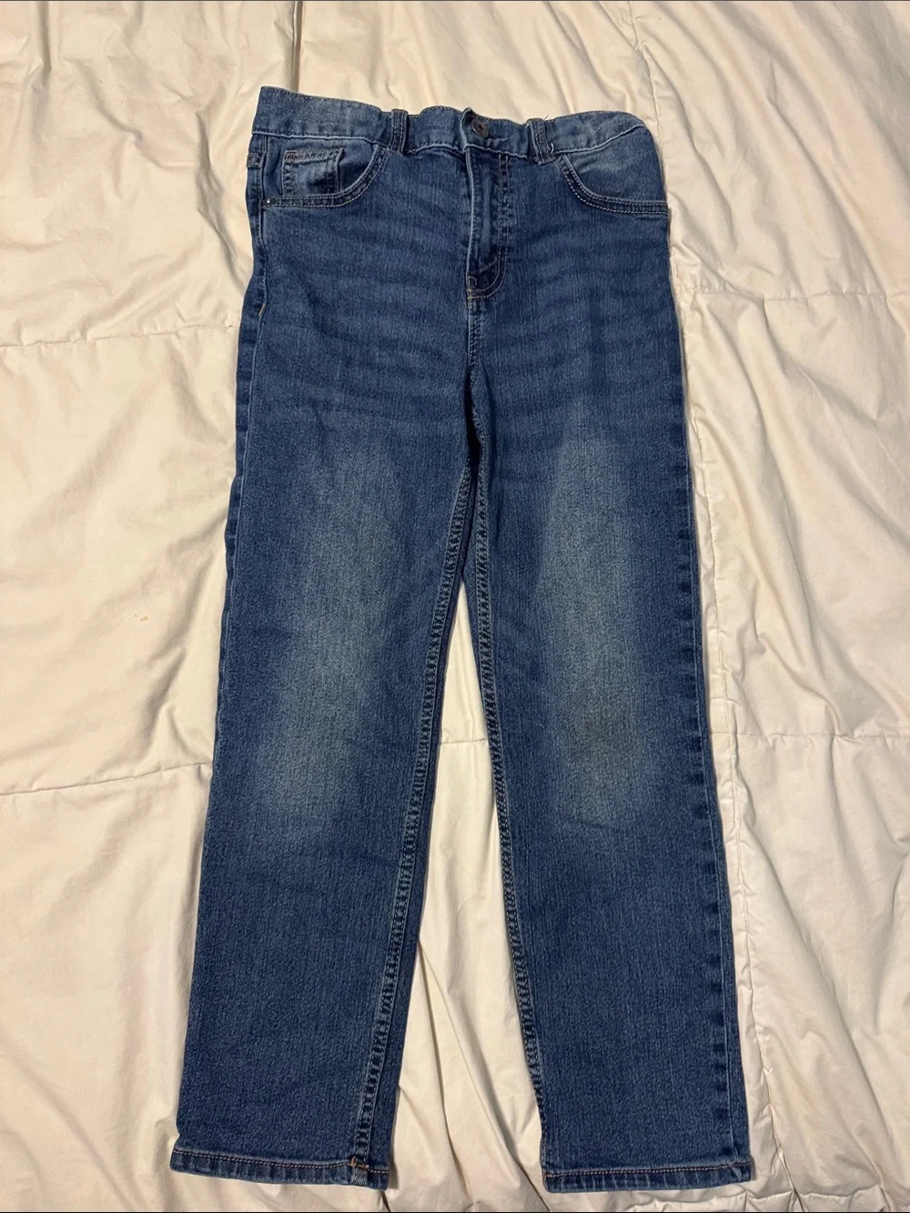 OshKosh B'gosh Boys Dark Blue Straight-Leg Jeans